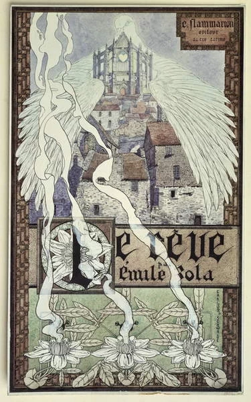 Il sogno, frontespizio del romanzo di Emile Zola - Louvre, Parigi